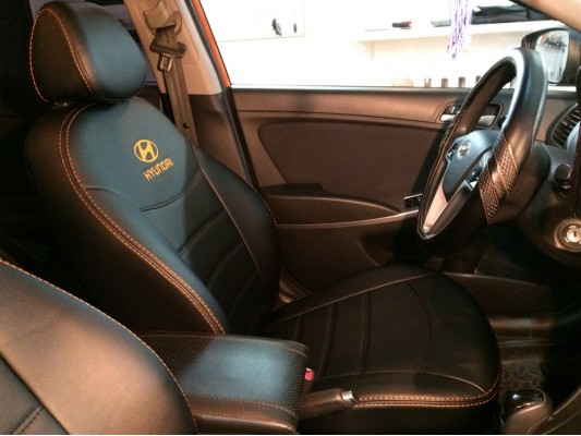 Авточехлы на Hyundai Solaris