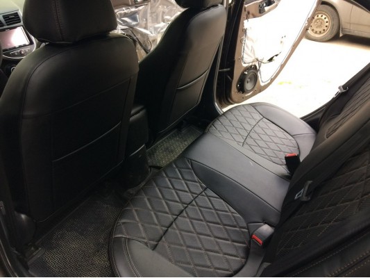 Каркасные авточехлы на Hyundai Solaris