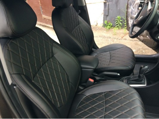 Каркасные авточехлы на Hyundai Solaris