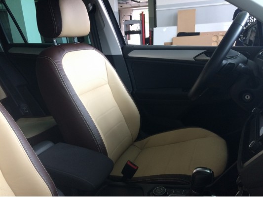 Каркасные авточехлы на Volkswagen Tiguan 2 поколения